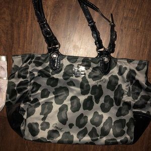 Cheetah print Coach purse